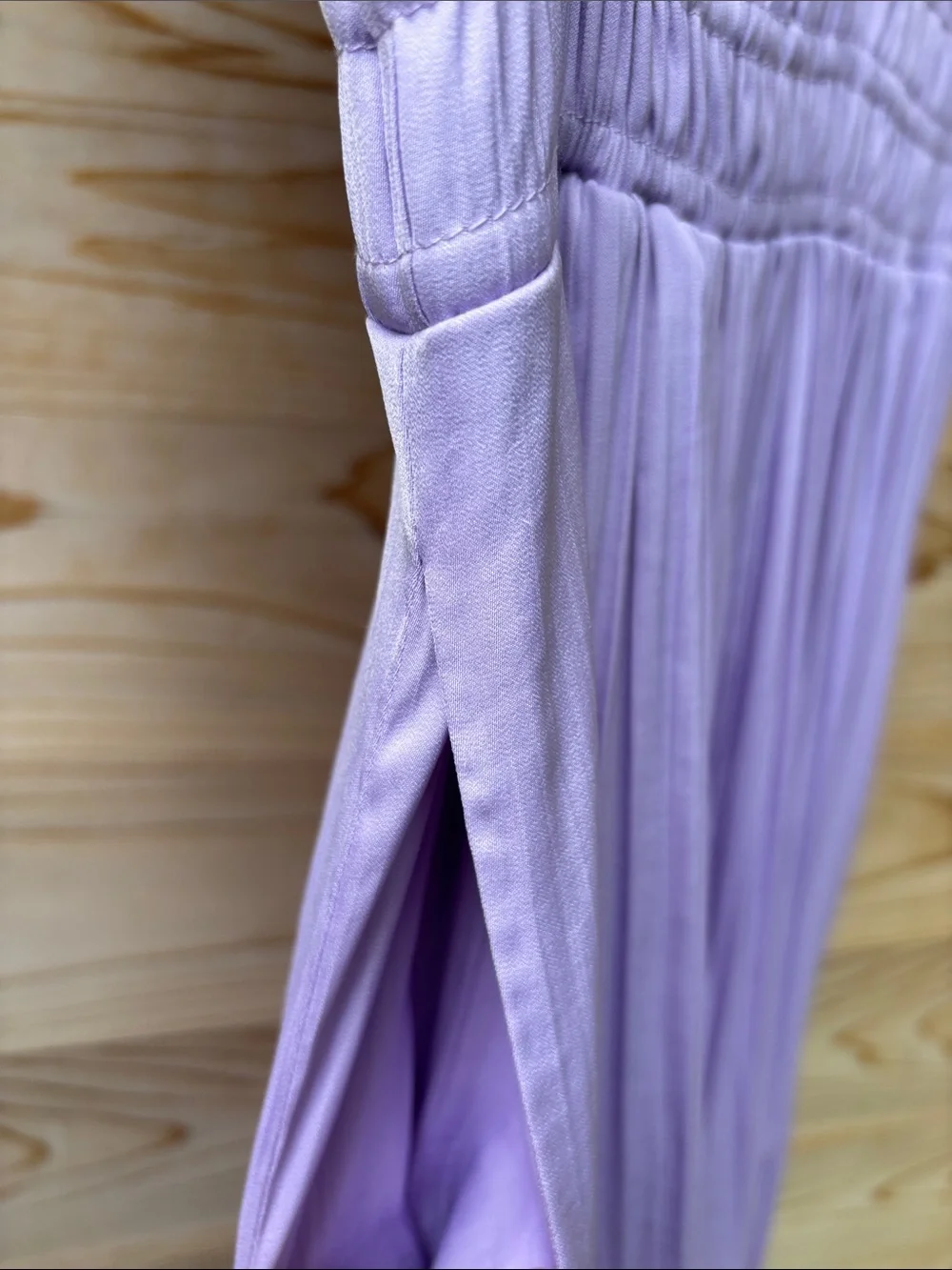 Joie Lavender Pleated Maxi Dress | Romantic Wedding Guest Dress | Size Small - Picture 5 of 9